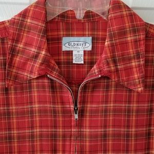 Vintage Old Navy Plaid Jacket Sz M